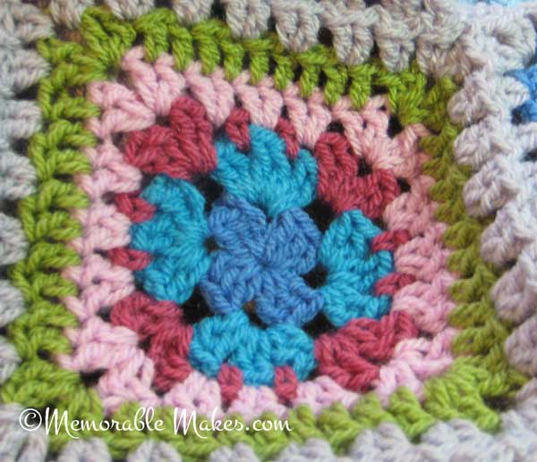 Harmony blanket granny square 1